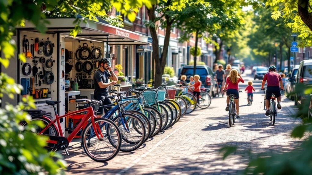 fietsvervoer en -diensten
